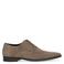 Manfield suède veterschoenen taupe