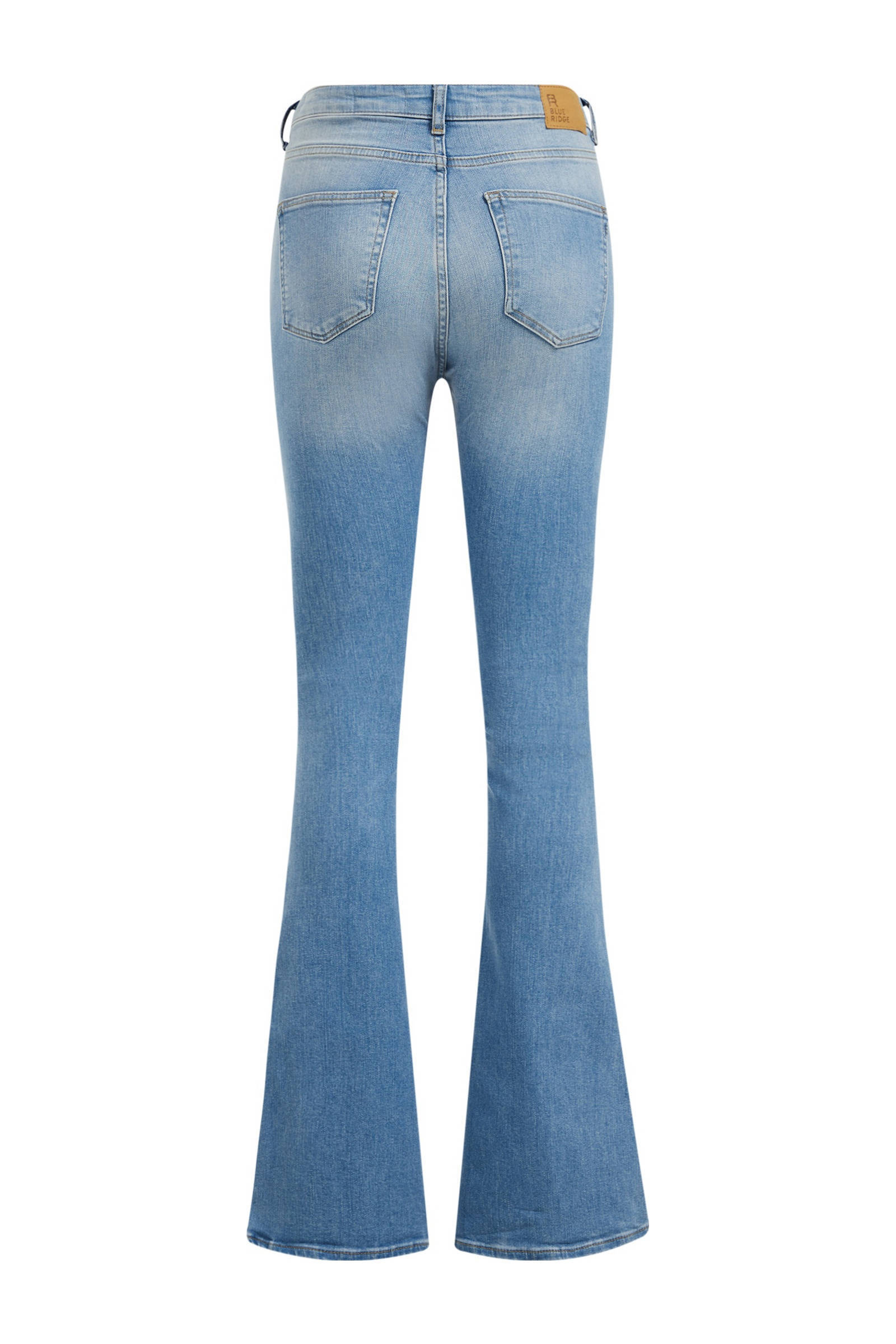 wehkamp Dames Kleding Broeken & Jeans Jeans Flared Jeans Flared jeans lichtblauw 