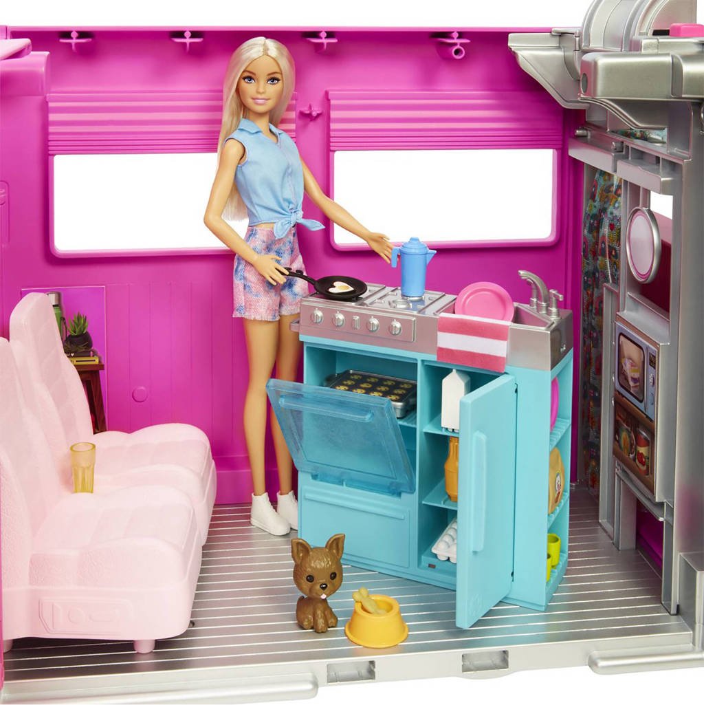 ontgrendelen Monteur Evacuatie Barbie ​Dreamcamper Vehicle Playset | wehkamp