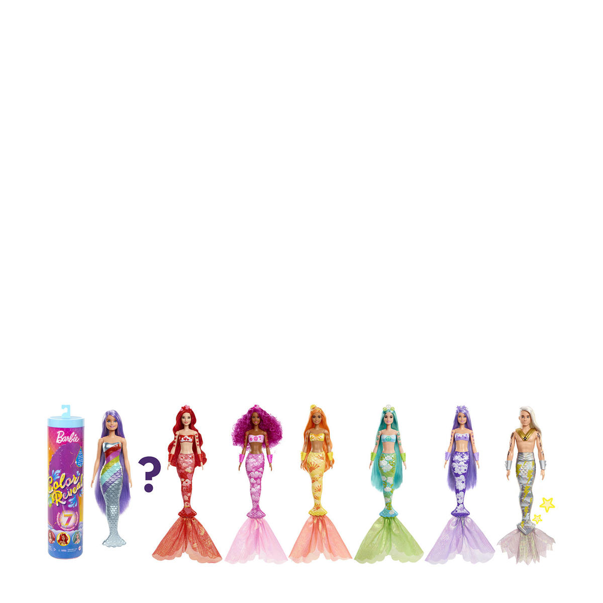 Barbie Color Reveal Rainbow Mermaids Series wehkamp