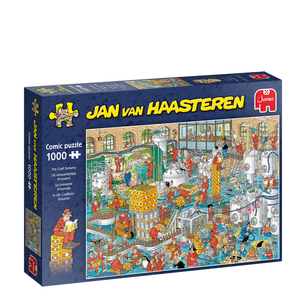 Jan van Haasteren De Ambachtelijke Brouwerij  legpuzzel 1000 stukjes, Meerkleurig