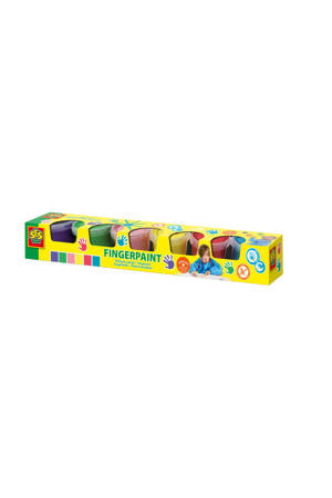 Vingerverf 6 kleuren x 110 mL