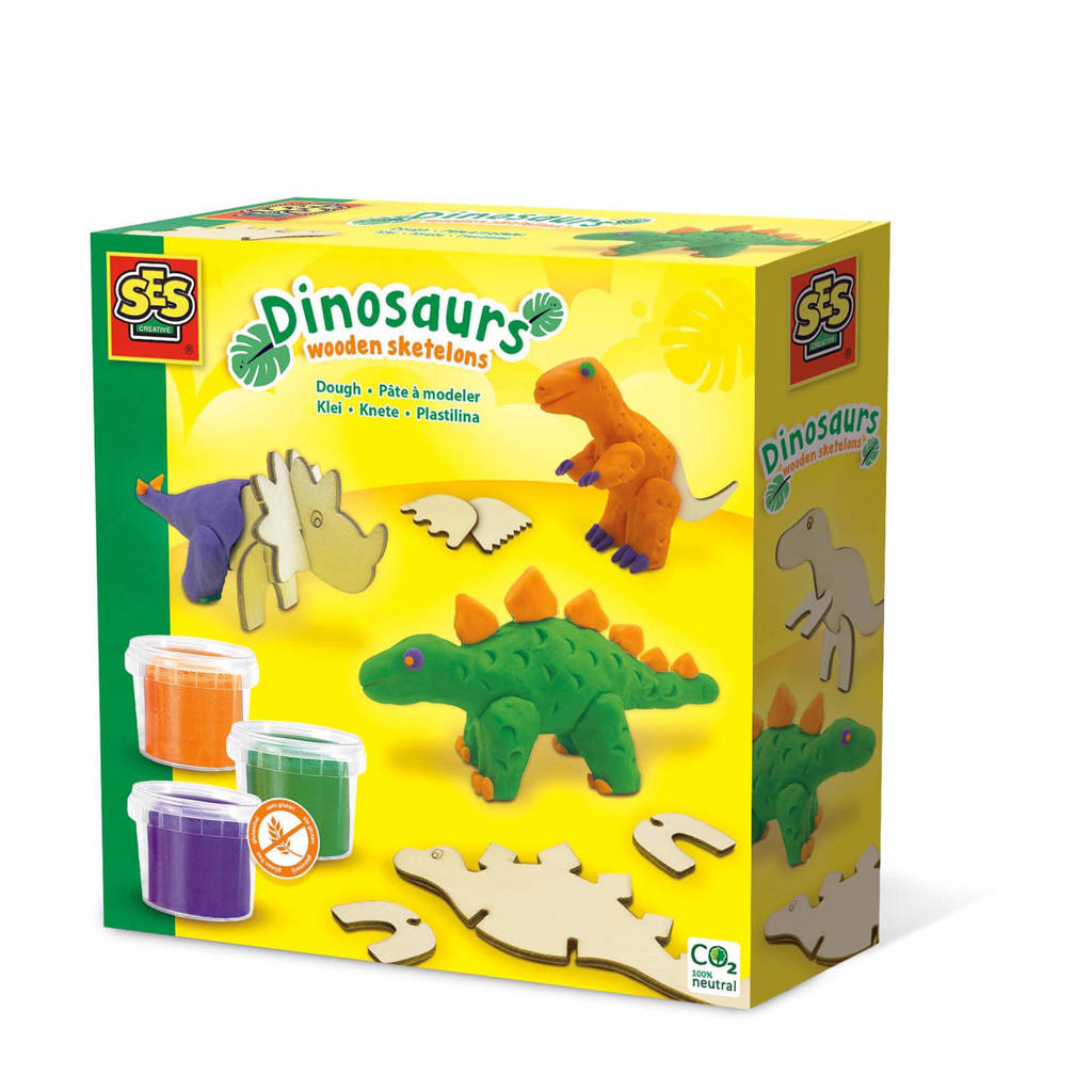 SES Dinosaurs houten skeletten