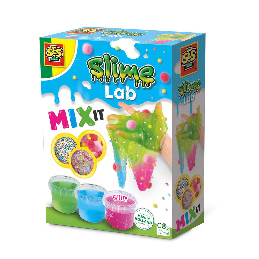 SES Slime lab Mix it, Meerkleurig
