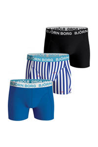 Björn Borg boxershort (set van 3), Blauw/zwart