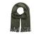 JACK & JONES geweven sjaal JACSOLID met franjes kaki