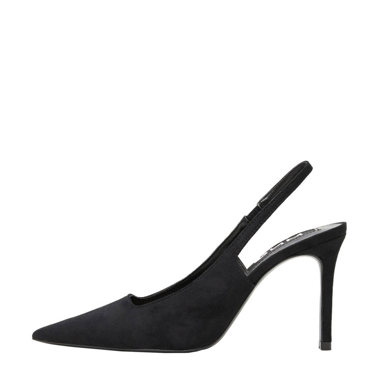 Mango slingback pumps zwart | wehkamp