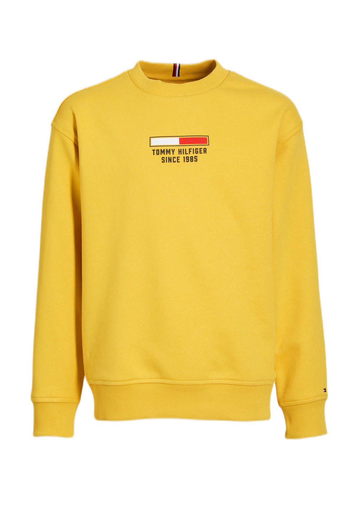 Crew Neck Tommy Jeans Trui Geel Tommy Hilfiger Trui Geel SUMMER SALE €  94,93 (21% Korting)