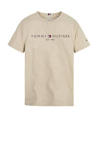 Tommy Hilfiger T-shirt van biologisch katoen zand