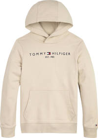 Tommy Hilfiger hoodie met logo zand
