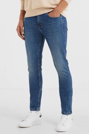 skinny jeans gewassen blauw