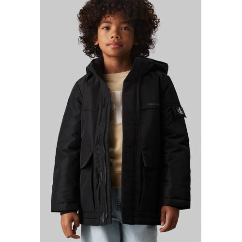 CALVIN KLEIN JEANS winterjas van polyester zwart afbeelding