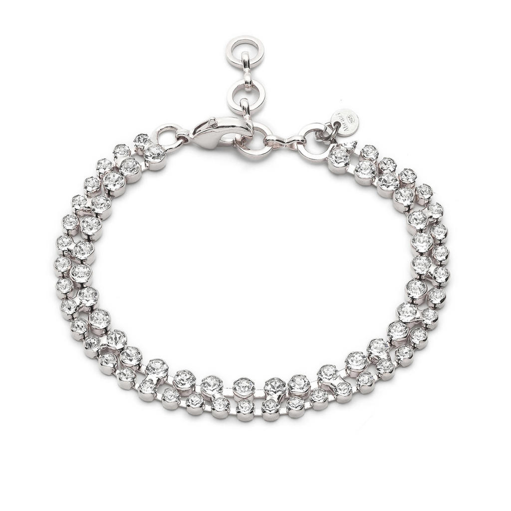 Abrazi rhodium plated armband Lofty