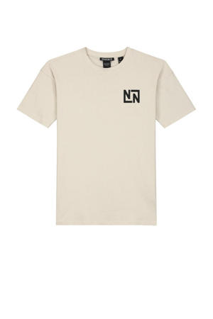 T-shirt Fennamet backprint beige