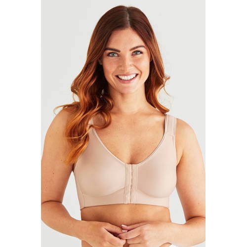 Swegmark level 3 sportbh Clean Curves met voorsluiting beige afbeelding