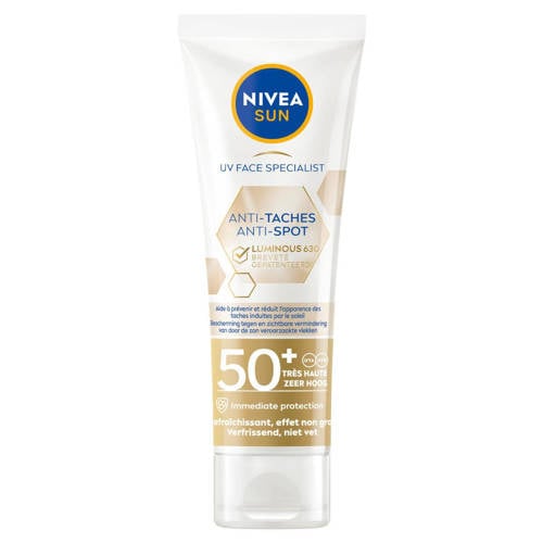 NIVEA SUN Luminous Gezicht zonnecrème SPF 50+ - 40 ml afbeelding