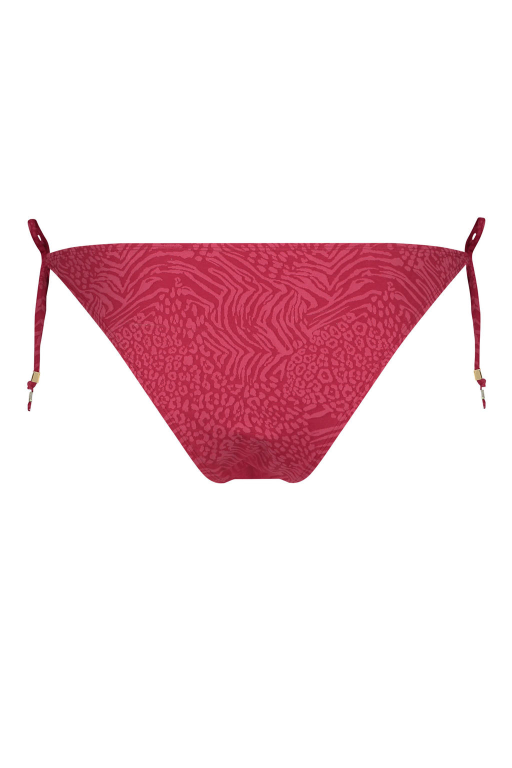 Hunkemöller strik bikinibroekje Kai rood wehkamp