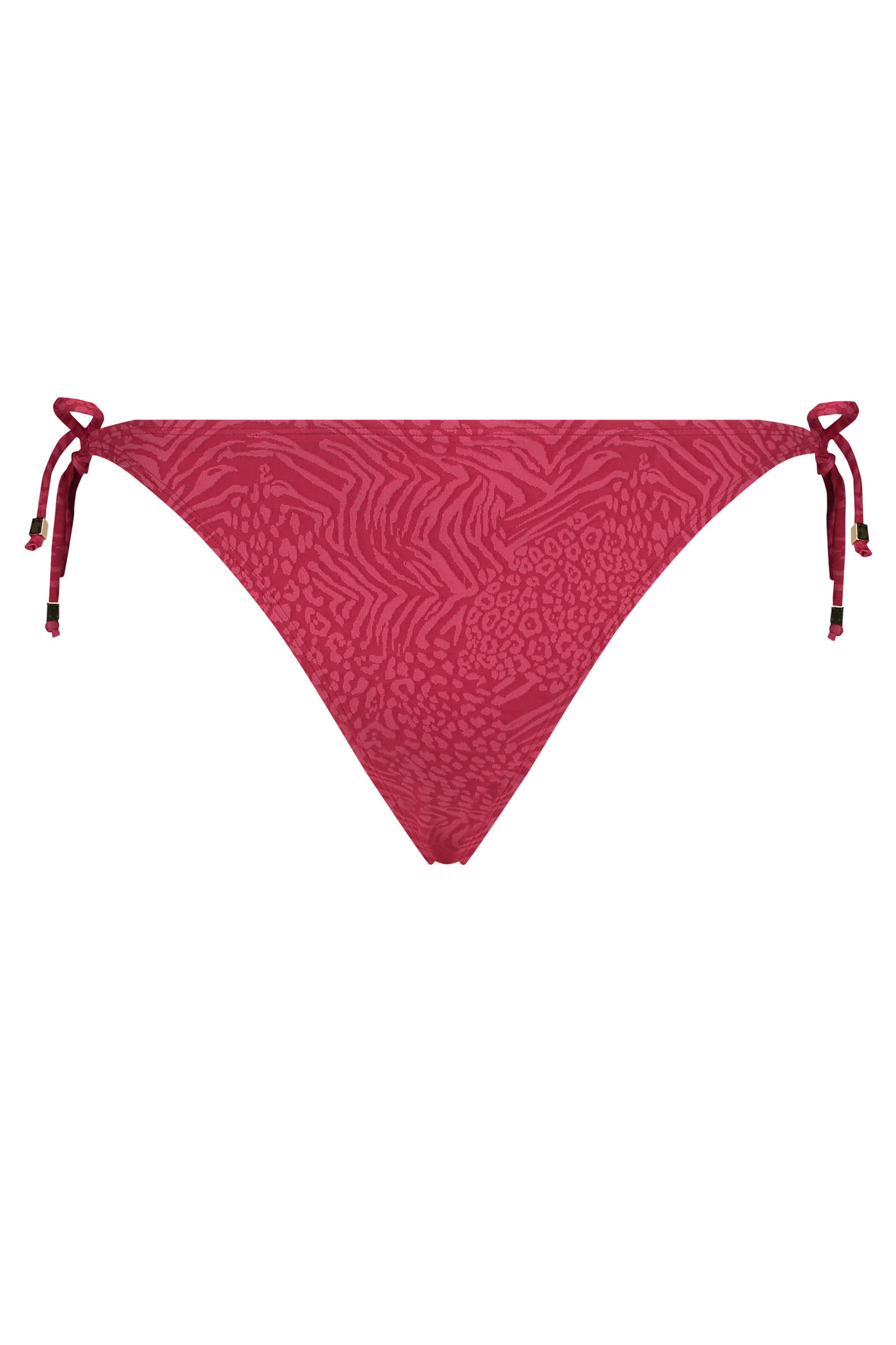 Hunkemöller strik bikinibroekje Kai rood wehkamp