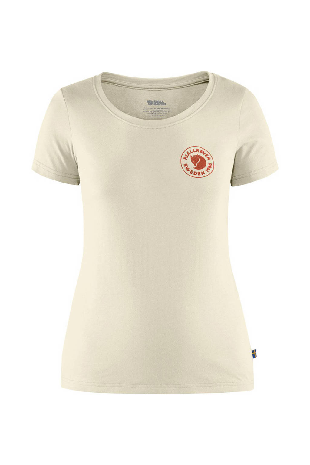 Fjällräven T-shirt met biologisch katoen ecru