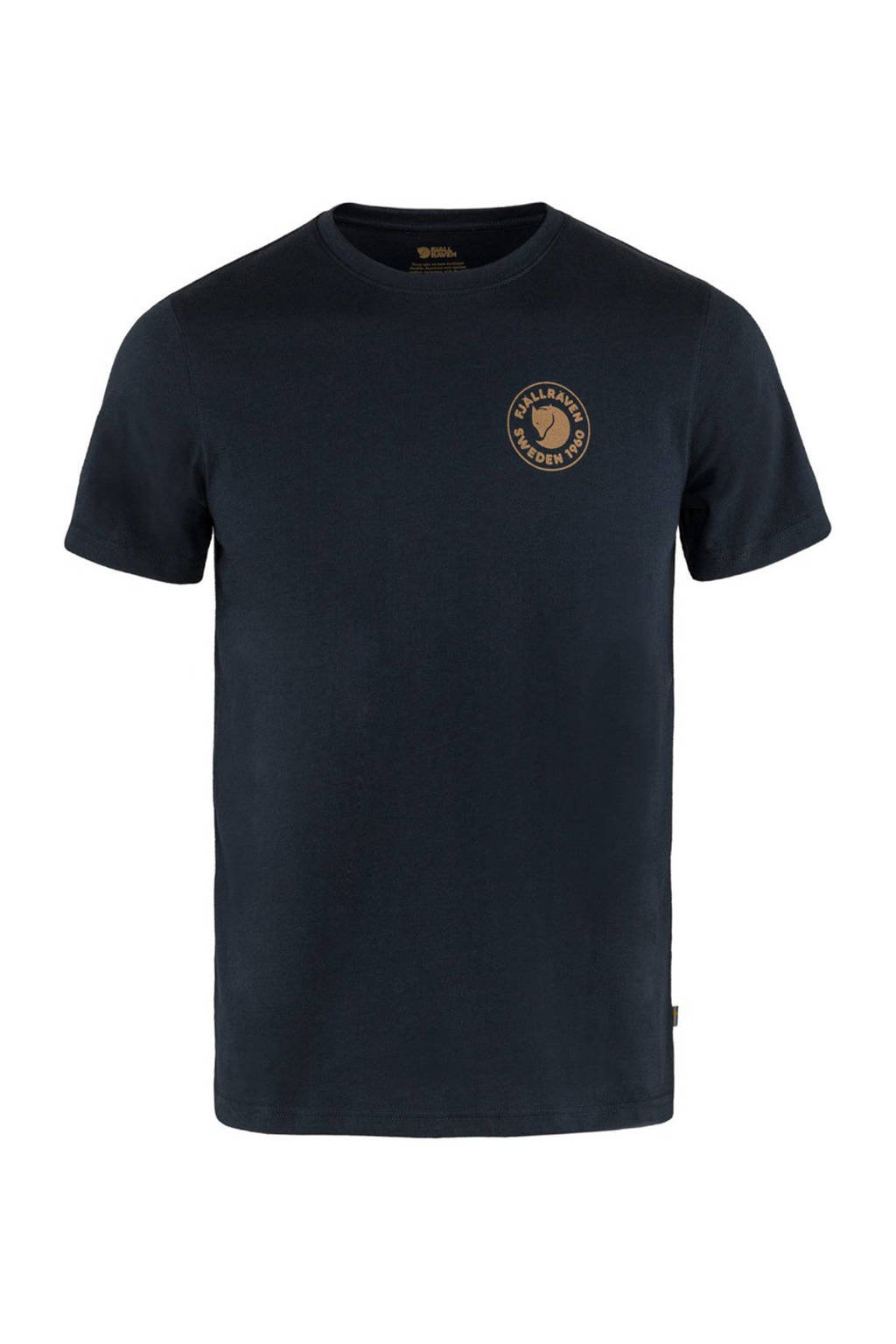 Fjällräven T-shirt met biologisch katoen donkerblauw
