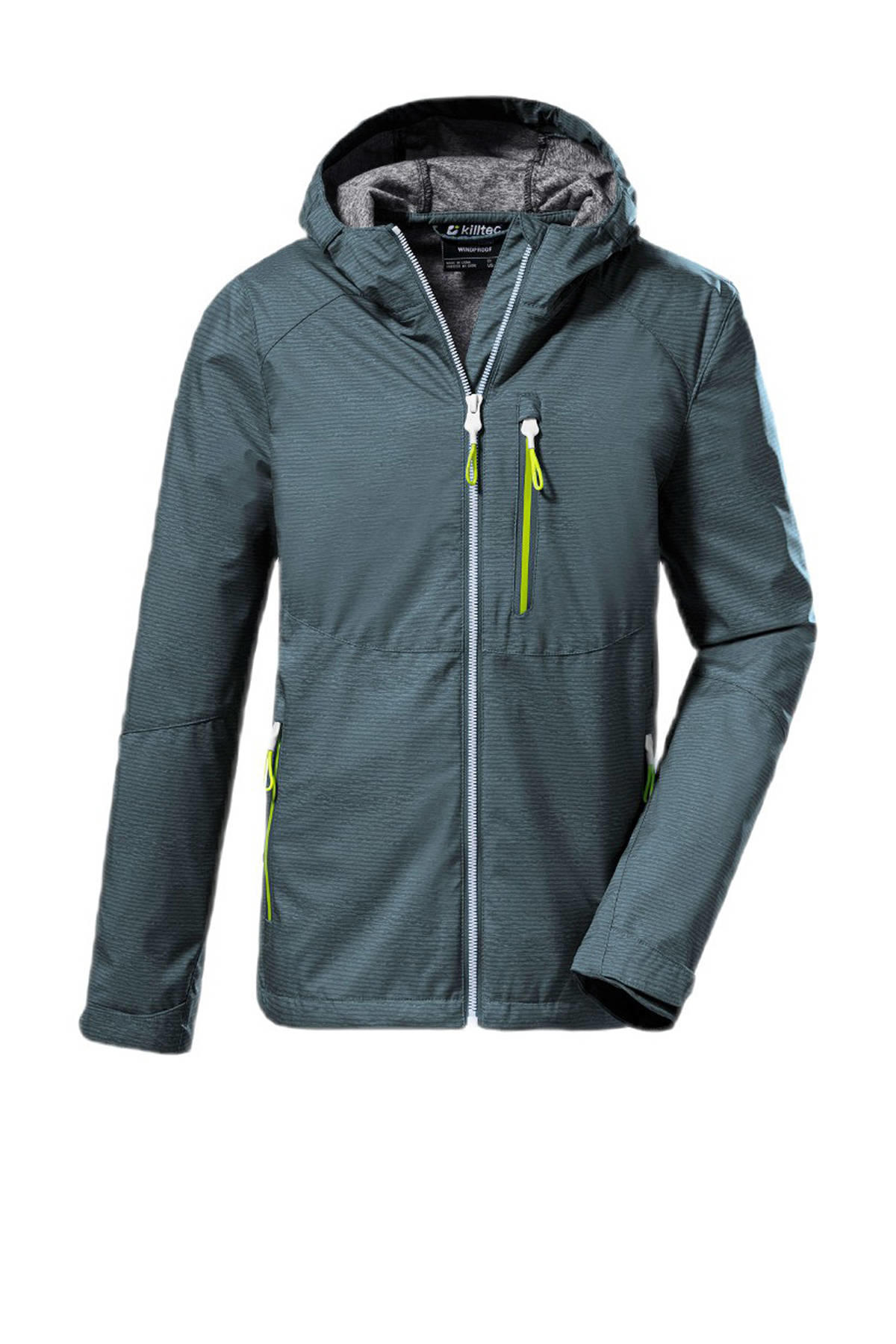 killtec dames Functionele waterdichte jas/buitenjas met afritsbare capuchon KOS 61 WMN JCKT, aqua, 46, 42858-000