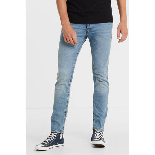 JACK & JONES JEANS INTELLIGENCE slim fit jeans JJIGLENN JJORIGINAL 030 blue denim afbeelding