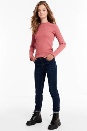 skinny jeans donkerblauw