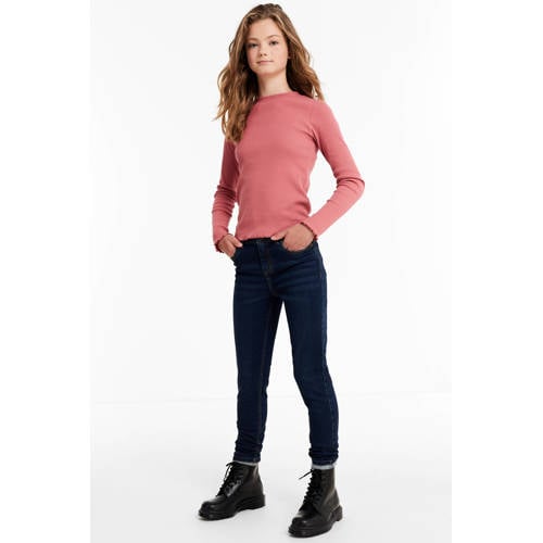 anytime skinny jeans donkerblauw