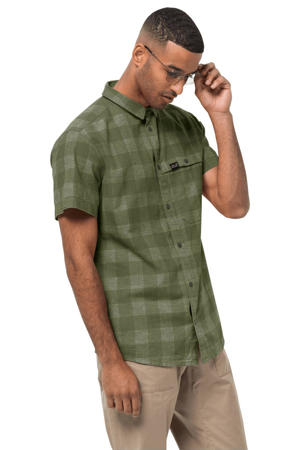 outdoor overhemd donkergroen