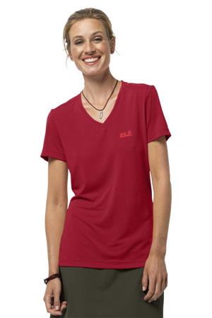 outdoor T-shirt rood
