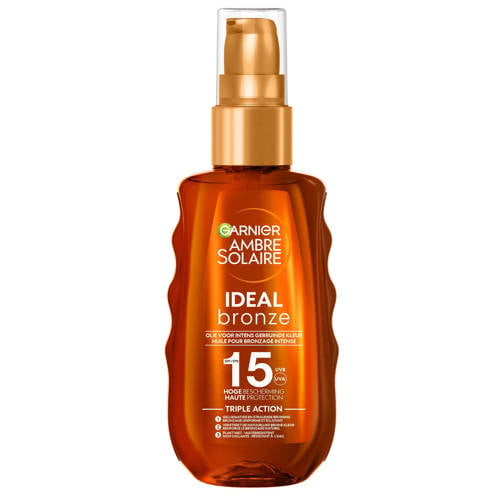 Garnier Ambre Solaire Zonneolie SPF 15 - Beschermende olie voor tanning - 150 ml