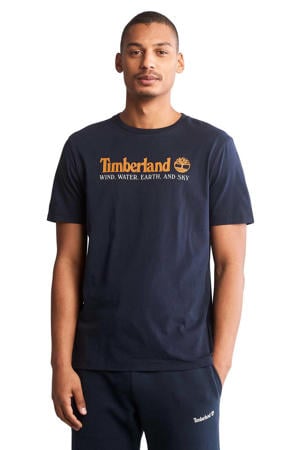 T-shirt met logo blauw