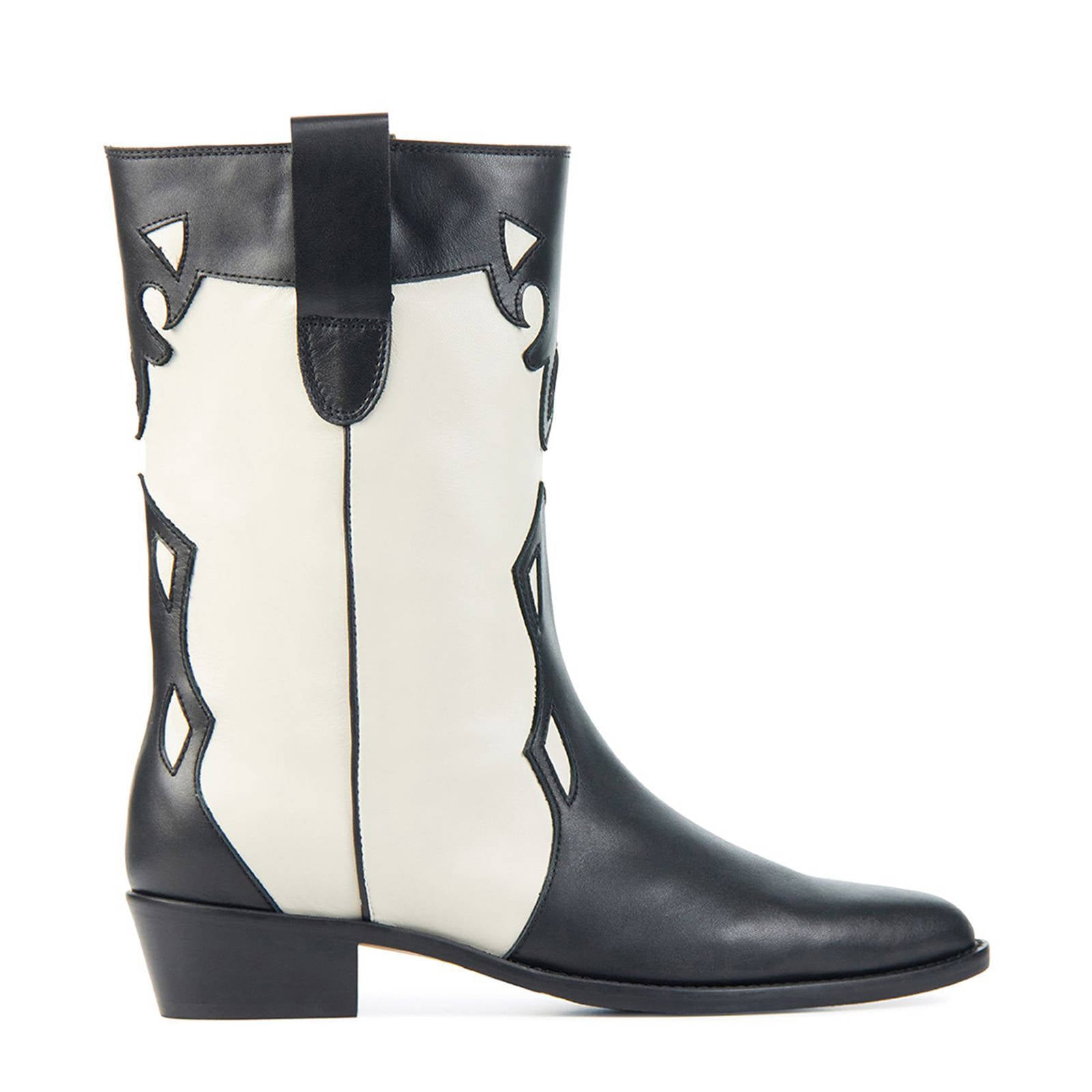 TORAL ZWART LEREN LAARZEN