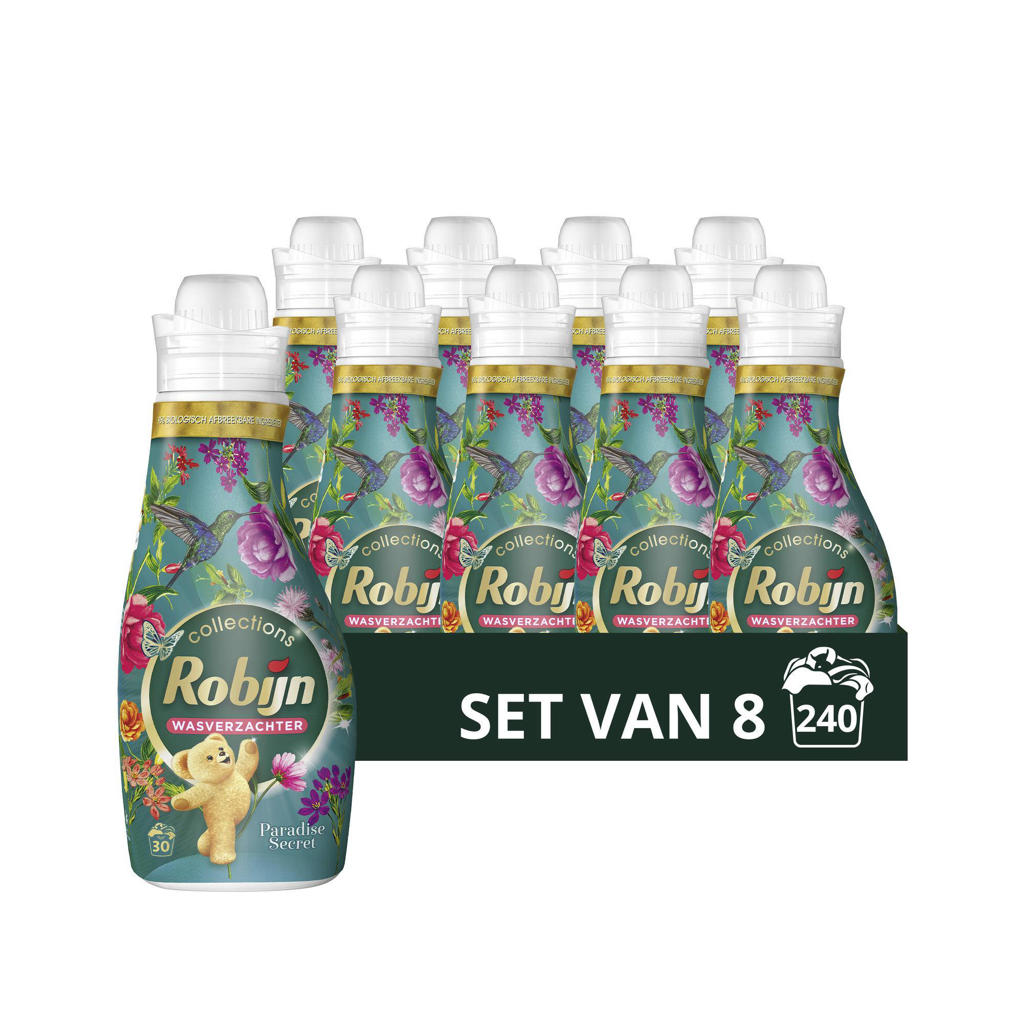Robijn Collections Paradise Secret Wasverzachter - 8 x 30 wasbeurten - voordeelverpakking - 240 wasbeurten