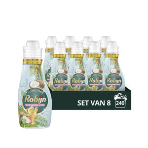 Wehkamp Robijn Collections Kokos wasverzachter - 8 x 30 wasbeurten - voordeelverpakking - 240 wasbeurten aanbieding