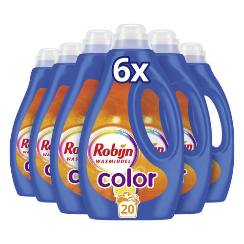 Robijn vloeibaar wasmiddel Color - 6 x 20 wasbeurten - 120 wasbeurten afbeelding