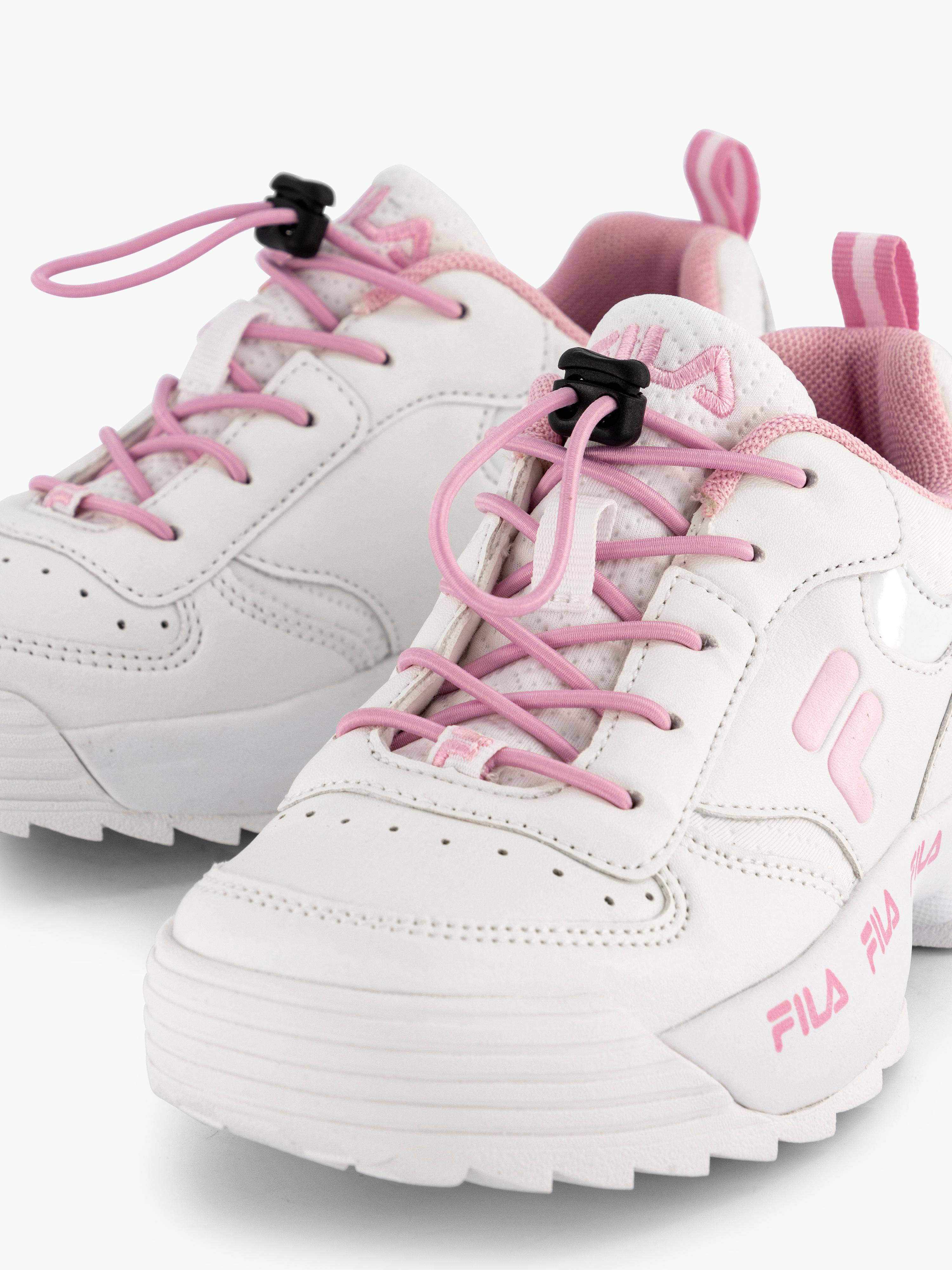 Fila chunky store sneakers wit