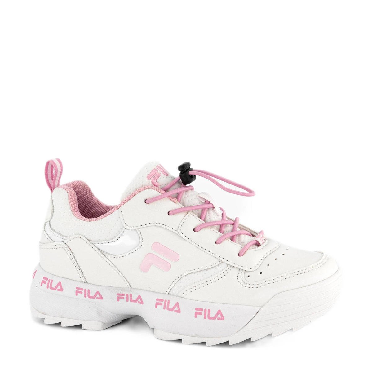Actief mengsel Schrijft een rapport Fila chunky sneakers wit/roze | wehkamp