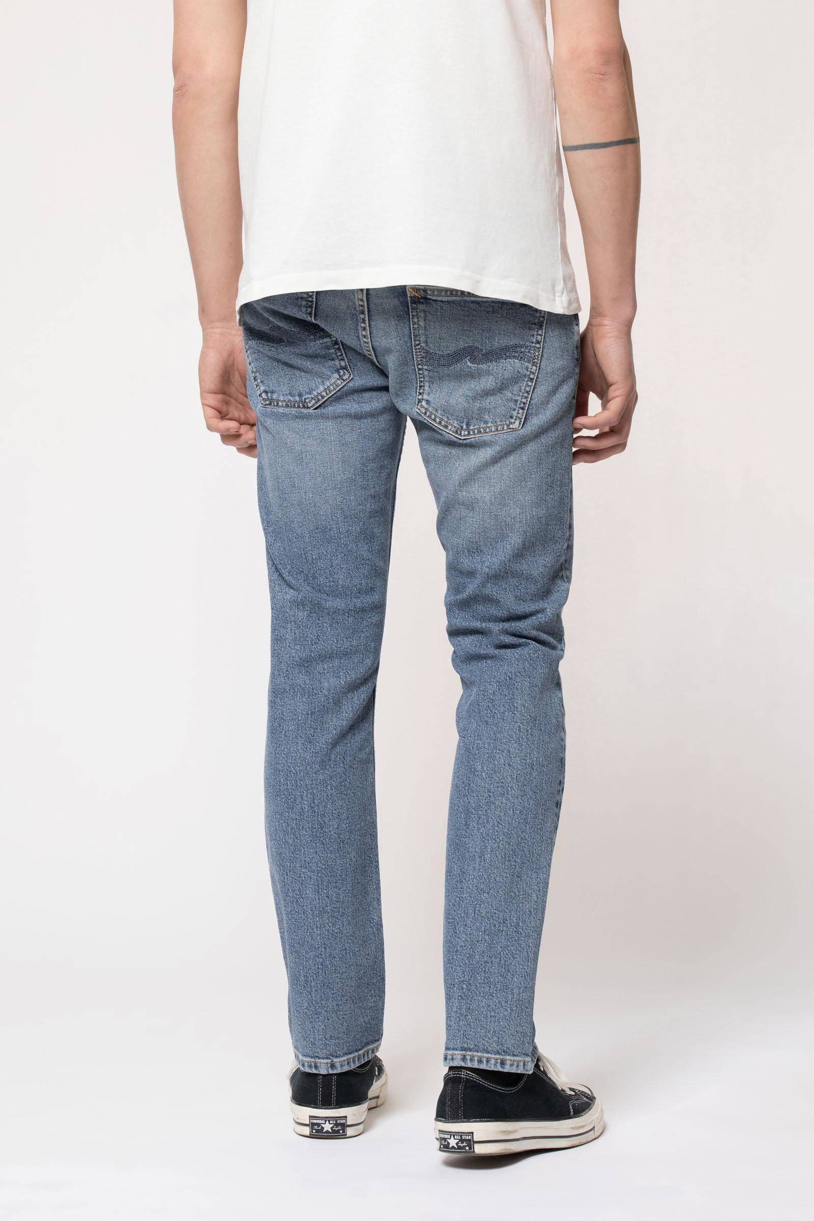 Nudie Jeans slim fit jeans Grim tim broken faded | wehkamp