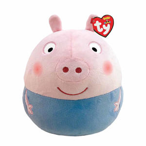 Squish a Boo Peppa Pig George  knuffel 31 cm