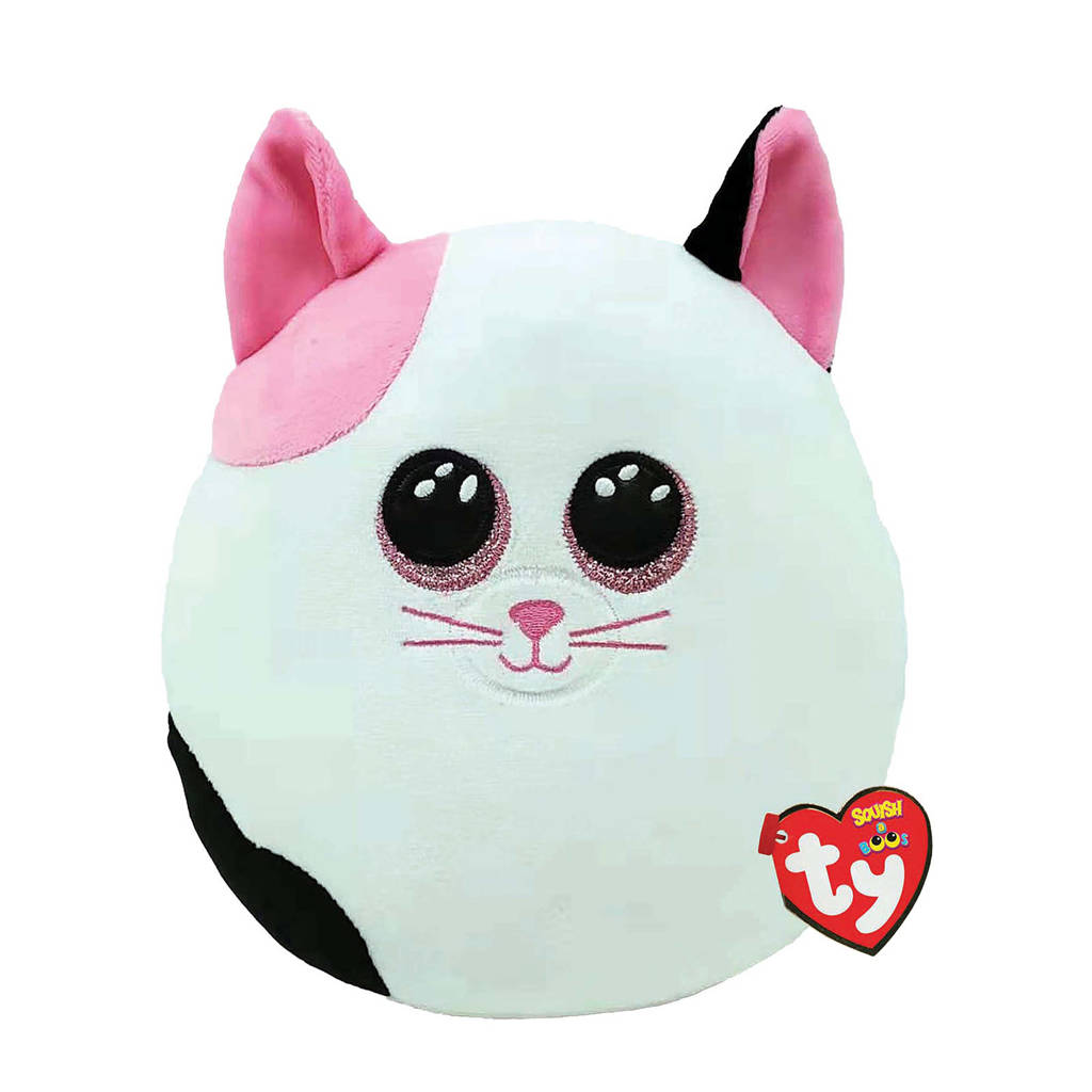 Ty Squish a Boo Muffin Cat  knuffel 31 cm