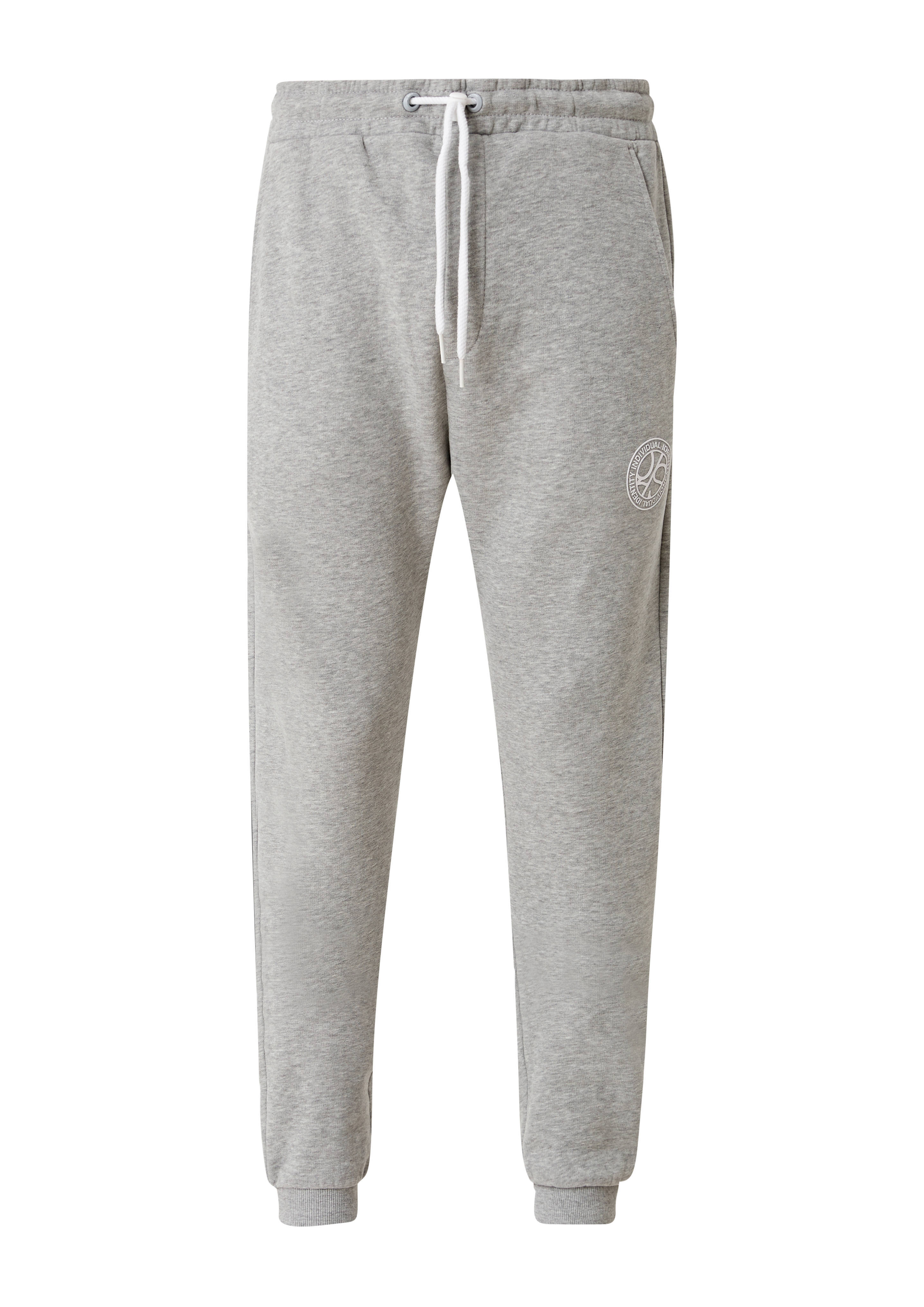 Q/S designed by regular fit joggingbroek lichtgrijs | wehkamp