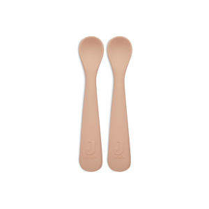 siliconen lepeltje - Pale Pink (set van 2)