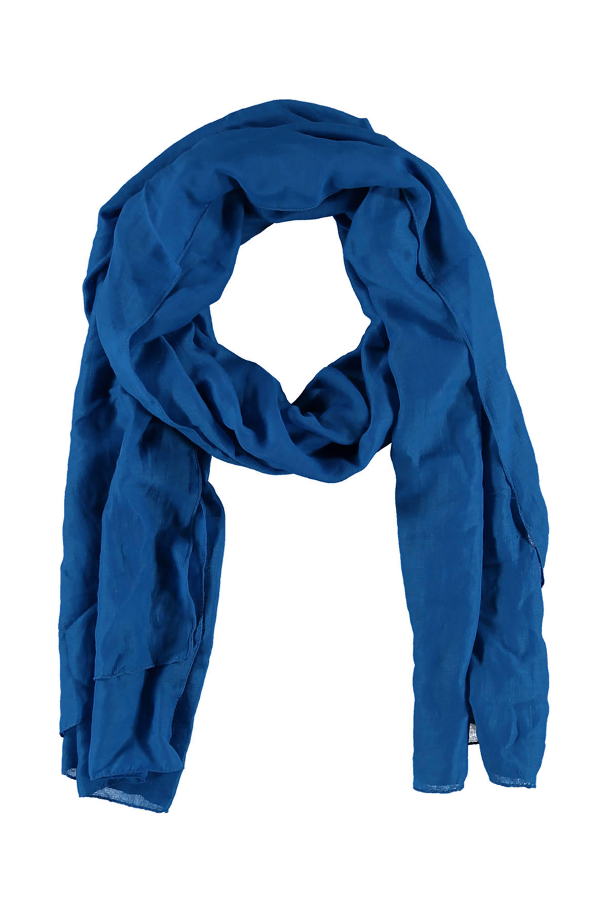 sjaal kobaltblauw |
