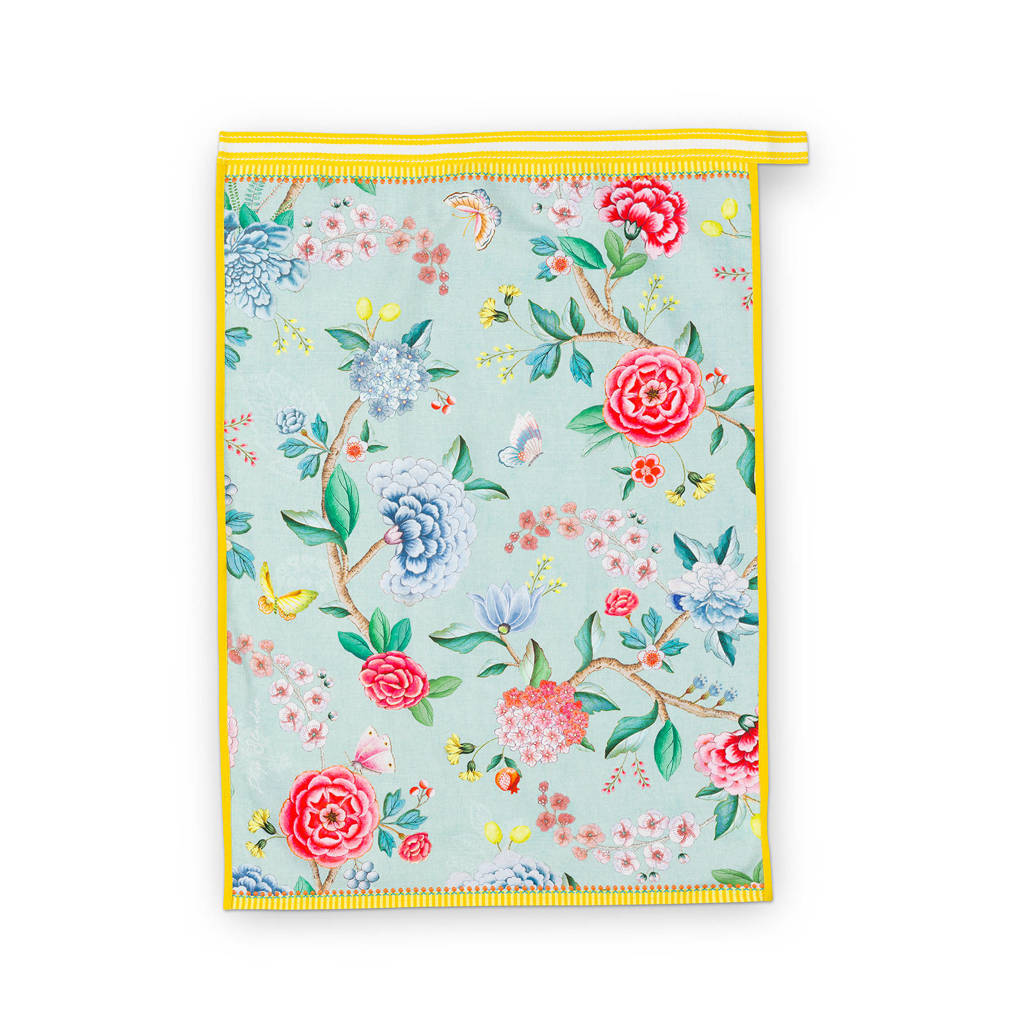 Pip Studio thee-/keukendoek Blushing Birds