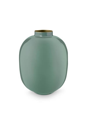 vaas metaal (groen) (32 cm)