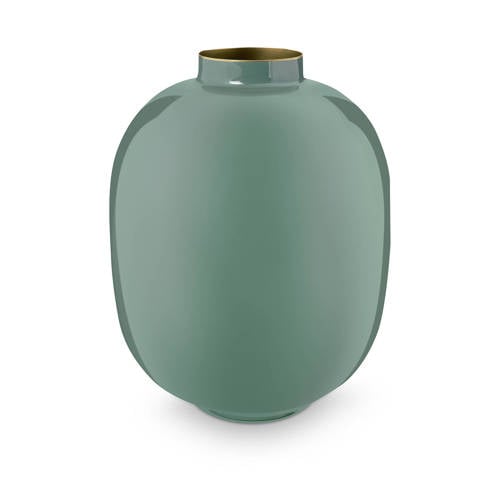 Pip Studio vaas metaal (groen) (32 cm) afbeelding