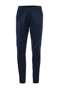 Donkerblauw en kobaltblauwe heren Scapino Dutchy trainingsbroek van polyester met regular fit, regular waist en elastische tailleband met koord