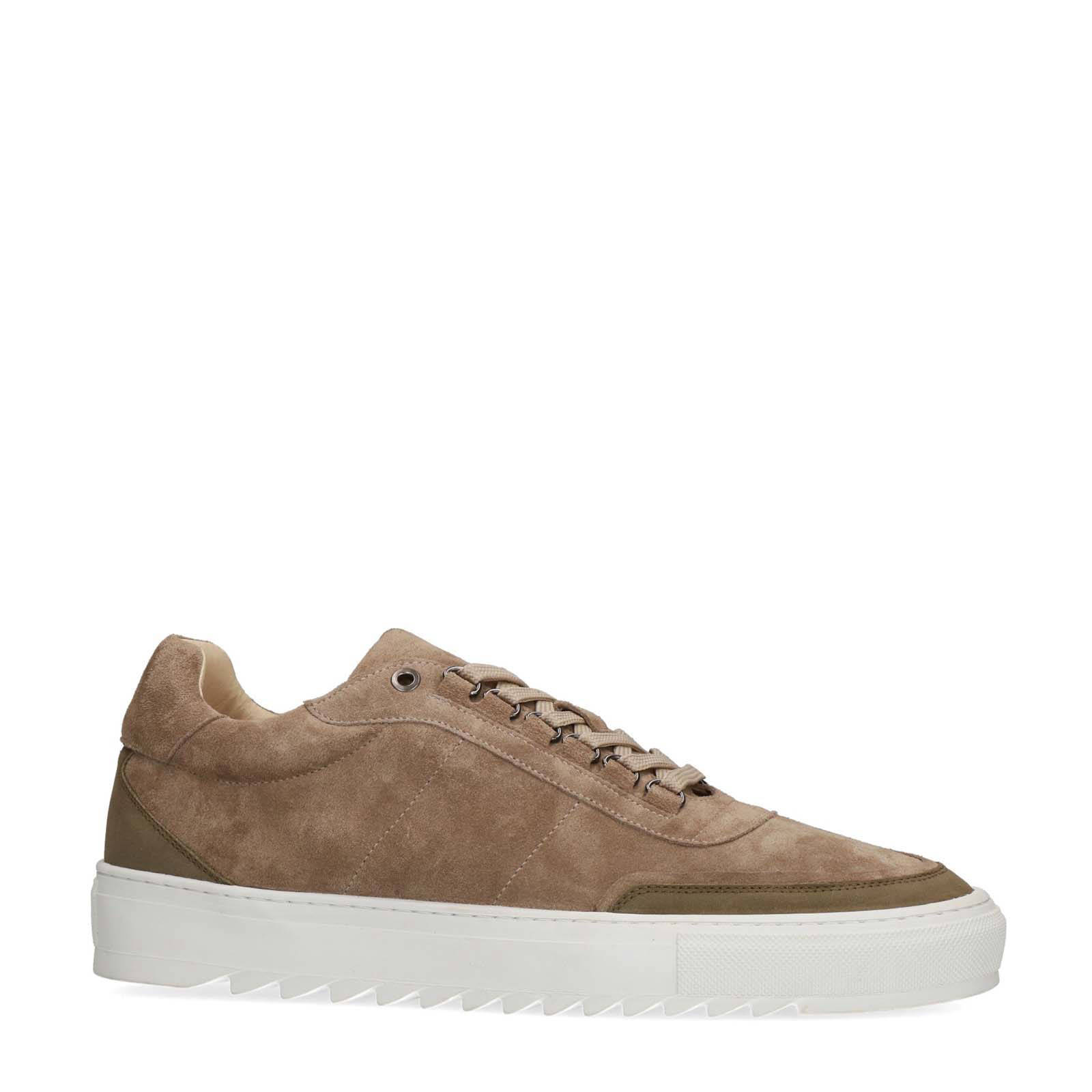 Sacha suède sneakers taupe | wehkamp