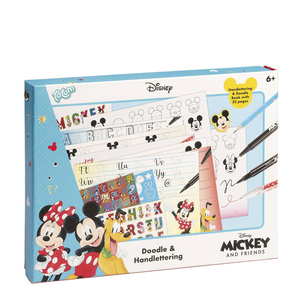 Totum Mickey and friends Hand lettering set